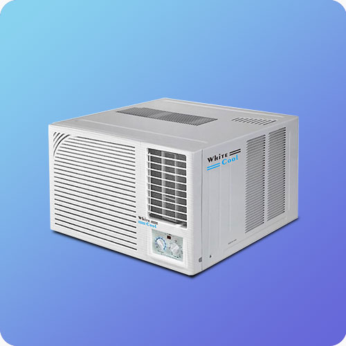 White Cool Window Type Room Air Conditioner 2 Ton Model WCW24K 2