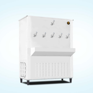 Emelcold 281L Stainless Steel Water Cooler with 5 + 1 Taps – SG150