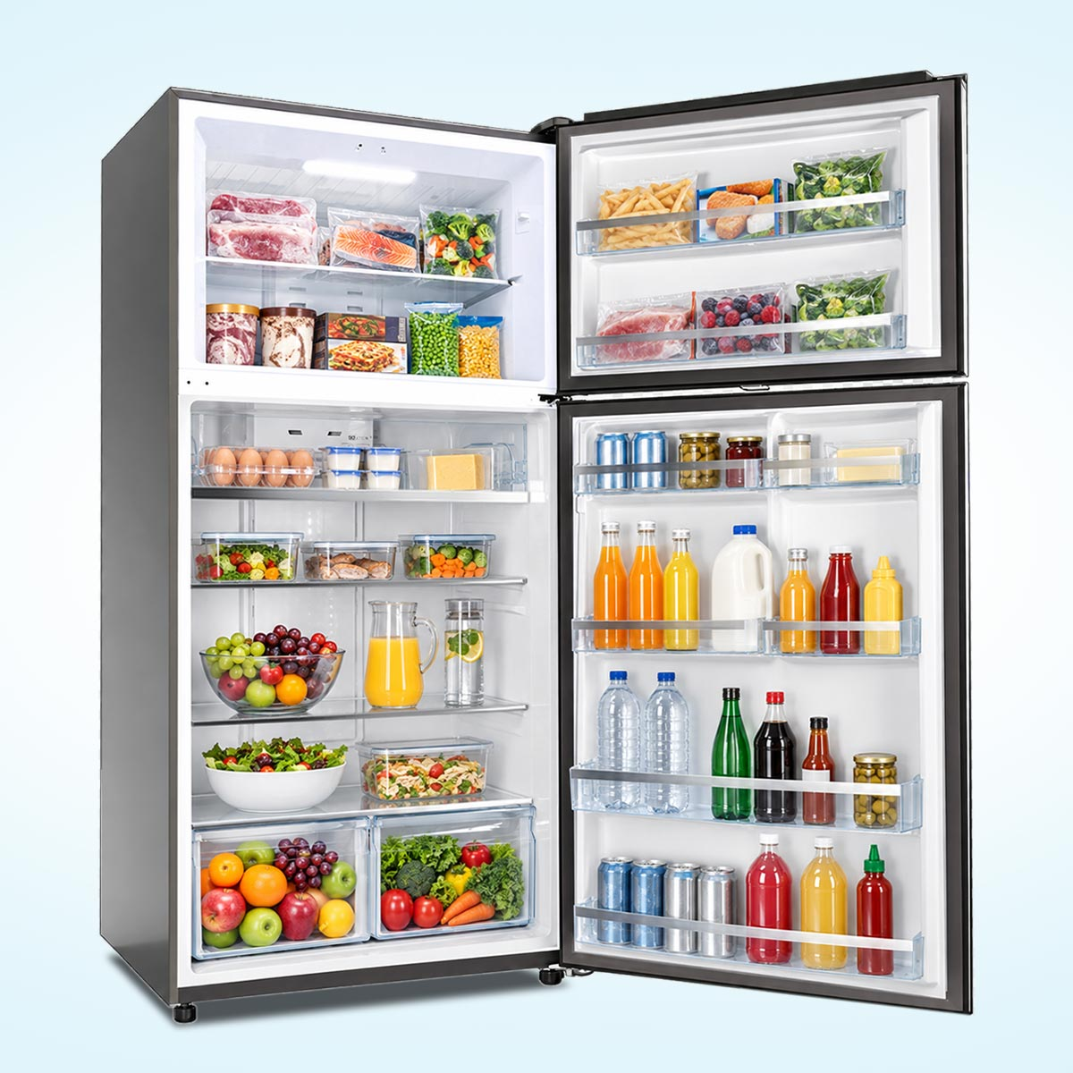 Emelcold 666L Top Freezer Refrigerator – MPR-666 - Image 2