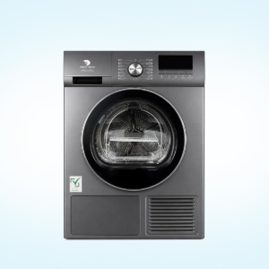 White Wash WWD10 10 kg heat pump tumble dryer in graphite finish with LED display