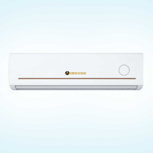 Emelcold EMS2T18PM 1.5 ton split air conditioner with white indoor unit, outdoor unit and remote controller